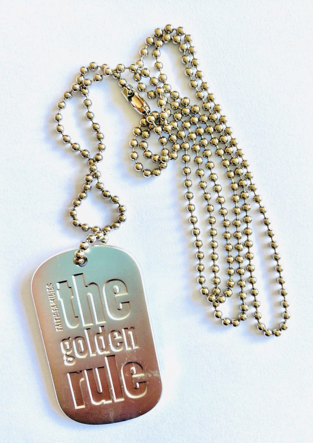 Golden Rule Dog Tag